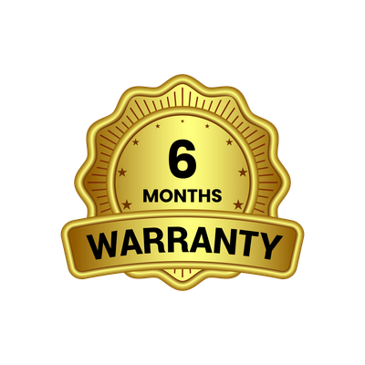 6 Months Warranty